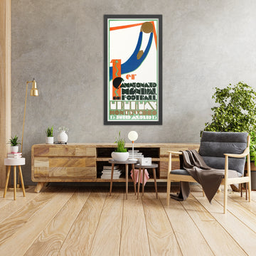 A framed image of 