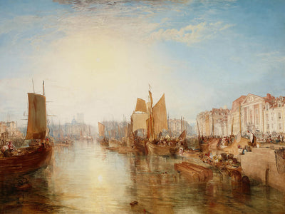 The Harbor of Dieppe by Turner, 1826
