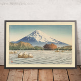 Mont Fuji Matin Givré à Nagaoka, Izu par Hasui Kawase, 1939 