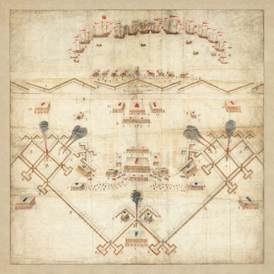 Plan de fortification de l'Armada, 1590 : Chartes élisabéthaines, guerre anglo-espagnole 