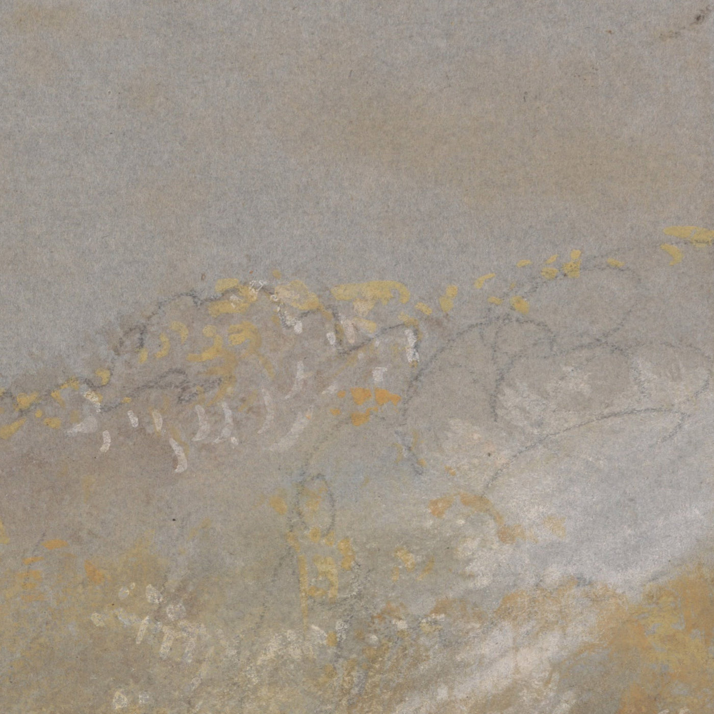 Foul von Gott: Flusslandschaft mit Anglern, die von einem Wehr fischen, von Turner, 1830 