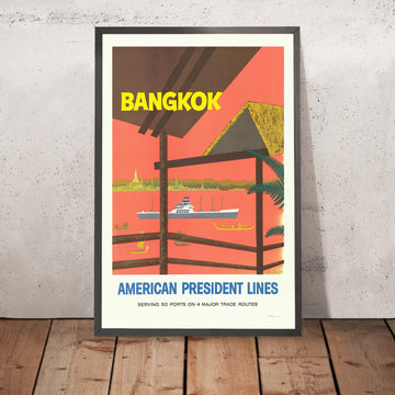 A framed image of 