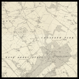 Personalised Old Map of Huyton with Roby