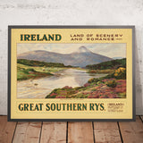 Irland Reiseplakat: Land der Landschaften und Romantik von Walter Till 