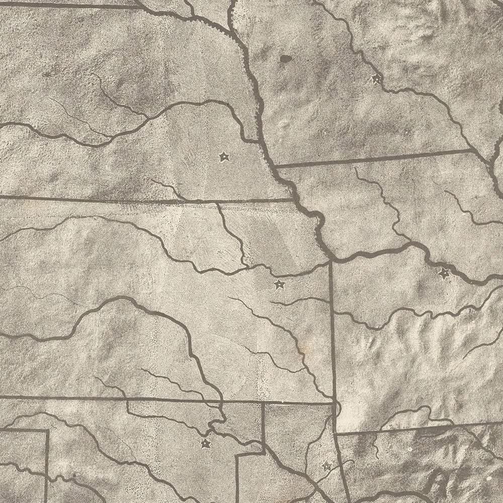 Topographie des États-Unis d'Amérique par Yaggy, 1893 