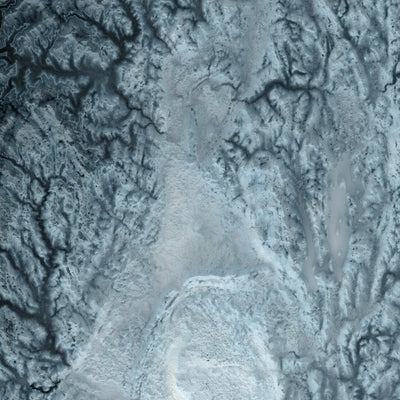 Carte topographique 3D en relief du Massachusetts 
