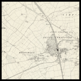 Mappa antica personalizzata di Bletchley 