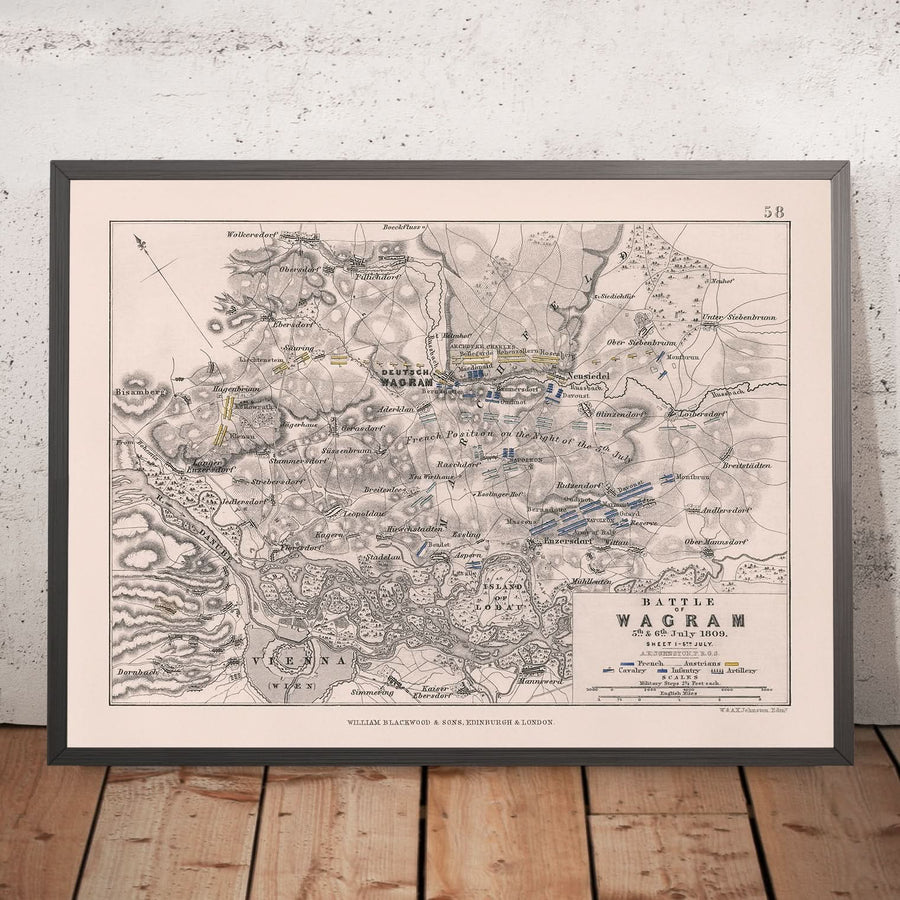 Battaglia di Wagram, 5 luglio 1809 (Primo Giorno): Guerre Napoleoniche 