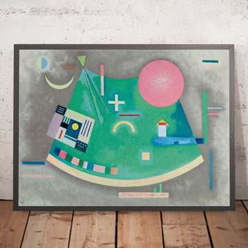 A framed image of 