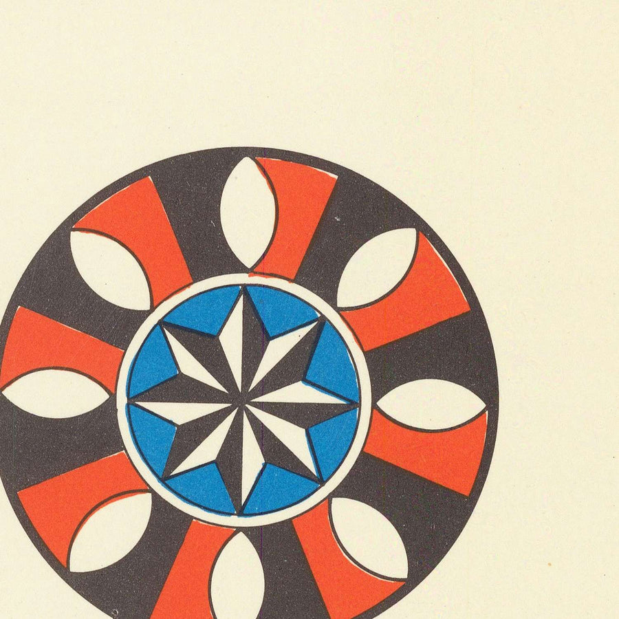 Antica mappa della contea di Lancaster, PA di Schmuckle, 1949: Ephrata, Lititz, fiumi Susquehanna e Conestoga, comunità Amish 