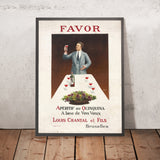 Favor Vintage Aperitif Poster, 1910