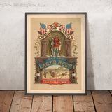 Chas. & John Michel’s Vintage Export Lager Beer Poster, 1879