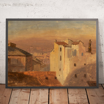 A framed image of 