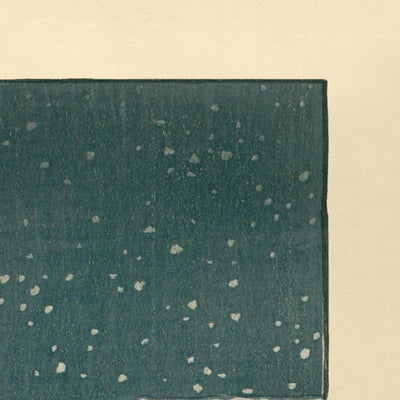 Nieve en Sekiguchi por Hasui Kawase, 1935 