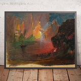 Iceberg Fantasy by Frederic Edwin Church, 1859