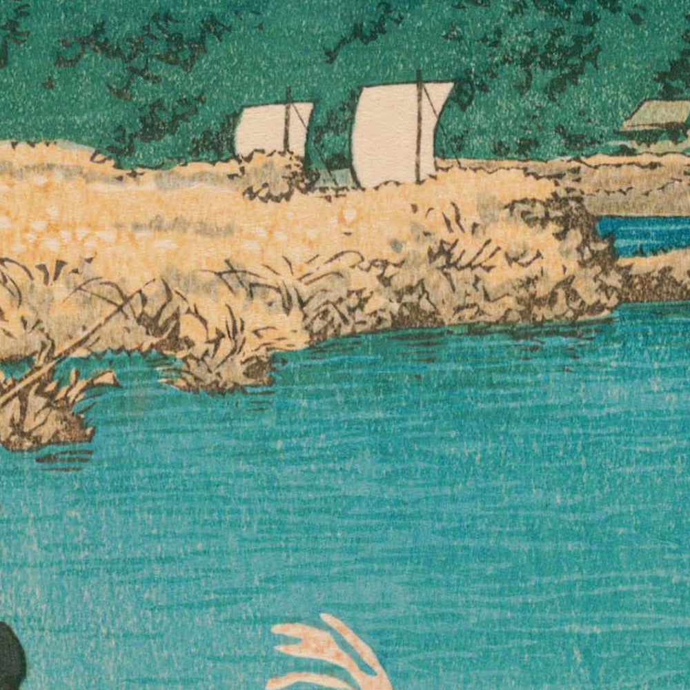 Spätherbst in Ichikawa von Hasui Kawase, 1935 