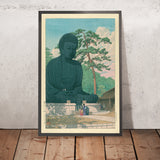 The Great Buddha at Kamakura by Hasui Kawase, 1935
