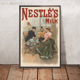 Nestlé’s Milk Vintage Advertising Poster, 1899