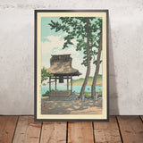 Temple Shugetsu à Ito, Izu par Hasui Kawase, 1935 