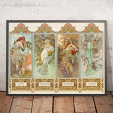 The Seasons by Alphonse Mucha, 1896