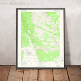 Old Map of Escalante, Utah by USGS, 1964 – Escalante River & Big Flat