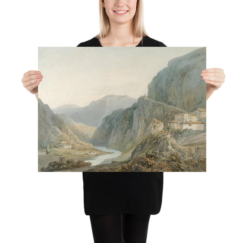 Ascesa alla Cascata di Terni di Turner, 1800 