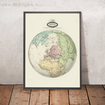 Antica mappa sferoidale d&