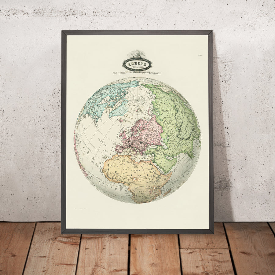 Antica mappa sferoidale d&