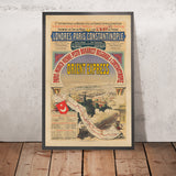 Affiche de voyage Orient Express par Imprimerie Chaix, 1888 