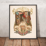 Conrad Stein’s Vintage Lager Beer Poster, 1877