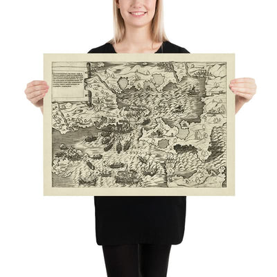 Vieille bataille de Préveza par Salamanque, 1540 : Octave contre Antoine et Cléopâtre 