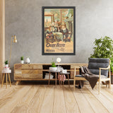 Oude Beste Vintage Genever Poster, 1909