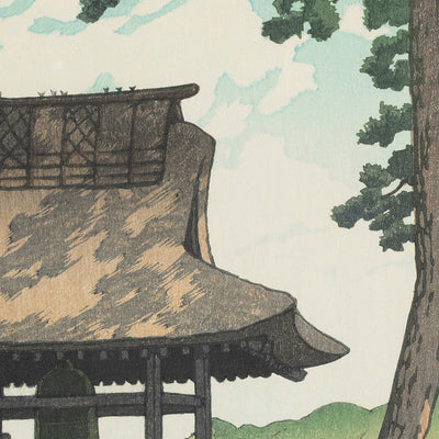 Templo Shugetsu en Ito, Izu por Hasui Kawase, 1935 
