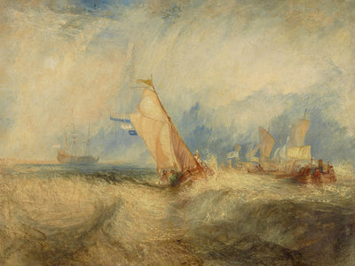 Van Tromp, yendo a complacer a sus amos por Turner, 1844 