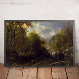 The Emerald Pool by Albert Bierstadt, 1870