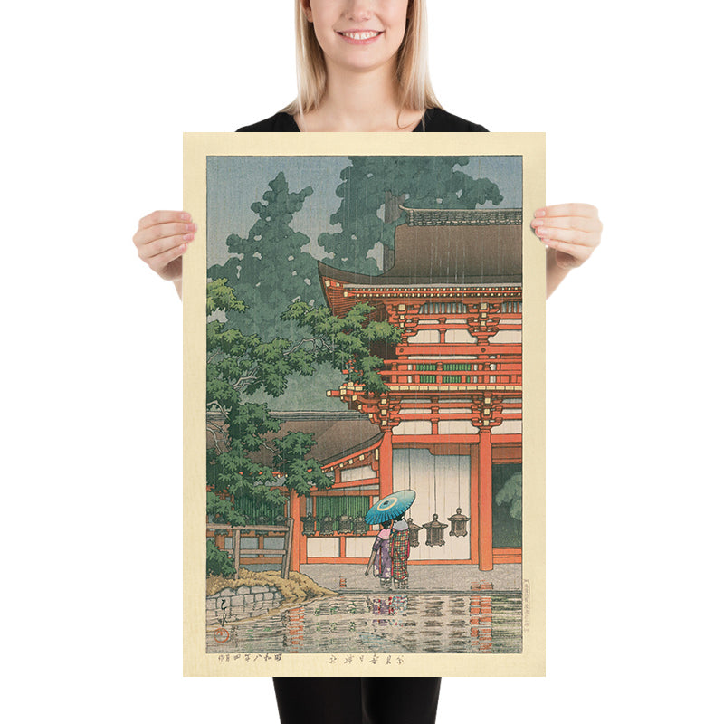 Kasuga-Schrein in Nara von Hasui Kawase, 1935 