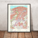 Old Map of Lakewood, Ohio by USGS, 1963 – Cleveland, Lake Erie & Rocky River