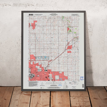 Map of Normal, Illinois by USGS, 1998 – Bloomington & Illinois State University