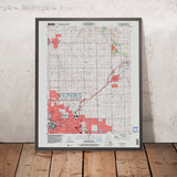 Map of Normal, Illinois by USGS, 1998 – Bloomington & Illinois State University