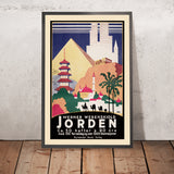 World Travel Poster: Jorden by Werner Werenskiold