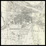 Personalised Old Map of Stockton-on-Tees