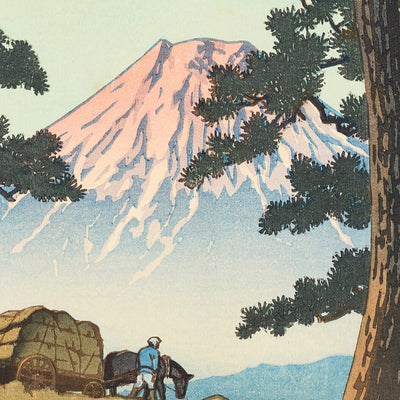Noche en Tago Bay con el Monte Fuji de Hasui Kawase, 1935 