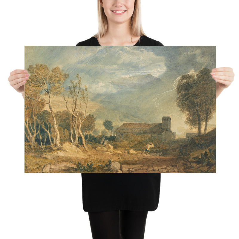 Ingleborough depuis Chapel-Le-Dale par Turner, 1810 