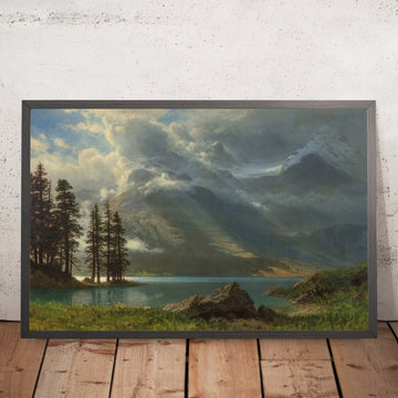 A framed image of 