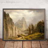 Merced River, Yosemite Valley by Albert Bierstadt, 1866