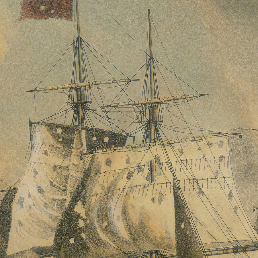 Battaglia di Camperdown: La flotta olandese sconfitta nel 1797, di Robert Dodd 