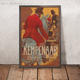Elixir De Kempenaar Vintage Advertising Poster by Adolfo Hohenstein, 1906