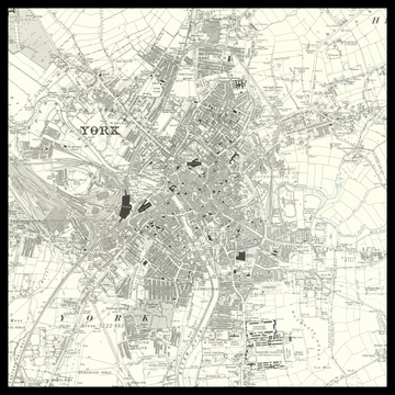 An old Ordnance Survey map of York