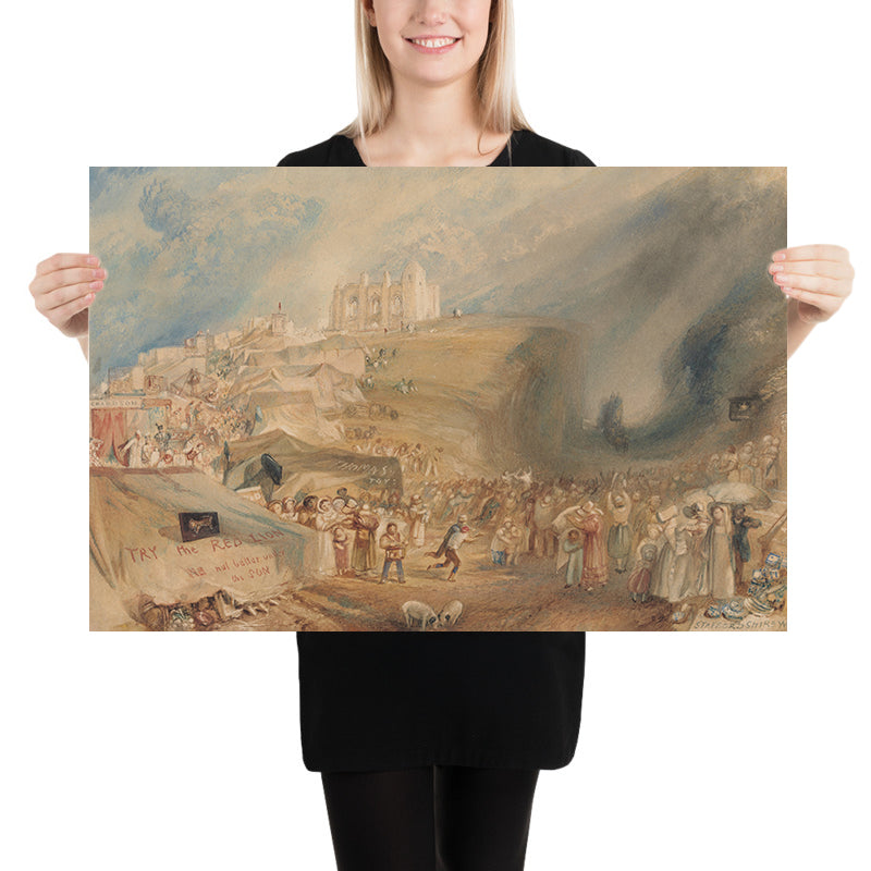 Saint Catherine’s Hill, Guildford, Surrey by Turner, 1830