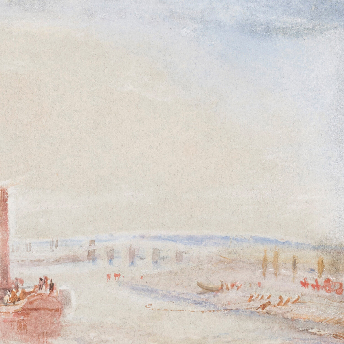 La Confluencia del Sena y el Marne en Charenton, Francia por Turner, 1835 